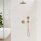 Hansgrohe FixFit S Wall Outlet with Handshower Holder in Brushed Bronze 26888141 - alternate 2