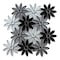 Andova Tiles Fresh Ticia Grey Novelty Flower Glass Wall & Floor Mosaic Tile ANDFRE387 - alternate 6