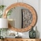 Bali & Pari Nara Braided Natural Rattan Accent Mirror, Oval 267-14611-ZORO - alternate 4