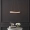 Jonathan Y Brice 15.75" Modern Contemporary Metal Round Dimmable Integrated LED Pendant, Matte Pink JYL7202B - alternate 12