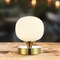 Jonathan Y Owen 6.13" Modern Minimalist Iron Rechargeable Integrated Portable LED Table Lamp, Brass Gold/White JYL7112C - alternate 13