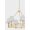 Hudson Valley Lighting Howard 6 Light Chandelier in Aged Brass by Mark D. Sikes MDS1800-AGB - alternate 6