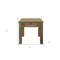 Homeroots 24" Brown Solid Wood Square End Table With Drawer 488543 - alternate 7