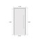 Vdomdoors Front Exterior Prehung Metal-Plastic Door, Manux 8415 White Silk, Office Commercial and Residential MANUX8415EXD-WS-W32xH80-RH - alternate 4