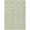 Homeroots 5' X 8' Artichoke Green And Ivory Geometric Washable Indoor Outdoor Area Rug 594822 - alternate 8