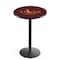Holland Bar Stool Co 42" Blk Wrinkle Louisiana-Monroe Pub Table, 36" dia. Top L214B4236LA-Mon - alternate 1