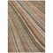 Homeroots 9' X 12' Taupe Beige And Brown Striped Washable Indoor Outdoor Area Rug 615023 - alternate 9