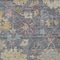 Homeroots 5' X 8' Blue Charcoal And Gold Floral Washable Indoor Outdoor Area Rug 604115 - alternate 8
