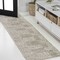 Jonathan Y Petra Abstract Stripe Geometric Shag Gray/Ivory 2 ft. x 10 ft. Runner Rug MOH407B-210 - alternate 1