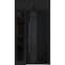 Vdomdoors Steel Door Deux 6078 Black Enamel Sidelight and Transom Window Sidelite Entry Door Painted W36+14xH DEUX6078EXD-BLK-W36+14 x H80+16-RH-I - alternate 1
