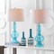 Jonathan Y Genie 28.5" Glass LED Table Lamp, Aqua, 2PK JYL1061A-SET2 - alternate 11