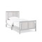 Homeroots Gray And White Reversible Solid Wood Twin Bed Frame 530216 - alternate 9