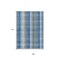 Homeroots 9' X 12' Denim Blue Sky Blue And Beige Plaid Washable Indoor Outdoor Area Rug 613967 - alternate 9