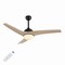 Jonathan Y Sully 52" 1-Light Contemporary Industrial Iron/Plastic Mobile-App/Remote-Controlled 6-Speed Propelle JYL9717B - alternate 1