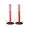 4Dock 45 Inch Portable Reflective Delineator Post with Hexagonal Base, 2PK TS003 - alternate 1
