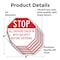 Signmission Stop All Drivers Check in With Secu, 4 inch X 4 inch, Vinyl Decal, 5PK OC-D-5PACK-4-216 - alternate 4