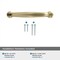Amerock Renown 3-3/4 inch 96mm Center-to-Center Golden Champagne Cabinet Pull BP36794BBZ - alternate 3