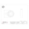 Tritan Deep Groove Radial Ball Bearing, 1638 Industry Number, Double Sealed, 3/4 in Dia, Alloy Steel 3850 2RS PRX - alternate 2