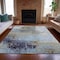 Homeroots 8' X 10' Sky Blue And Gray Abstract Washable Indoor Outdoor Area Rug 632032 - alternate 9