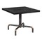 Homeroots 36" Black and Gold Wood and Steel Pedestal Base Square Dining Table 557692 - alternate 9