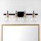 Jonathan Y Marais 29.75" 4-Light Iron/Glass Rustic Vintage LED Vanity Light, Black/Brass Gold JYL3529A - alternate 15