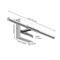 Jonathan Y McKenna 16.25" Modern Minimalist Dimmable Integrated LED Metal Wall Sconce, Chrome JYL7039A - alternate 13