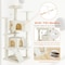 Simple Deluxe 54 Inches Cat Tree Tower Condo Furniture, Cat Tower for Indoor Cats, Beige 3A88CATTREE54INBGE - alternate 7