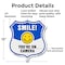 Signmission Smile You're On Camera Shield Sign Smile, 12 Inch X 12 Inch, Aluminum Metal Sign SHI-A-12-463 - alternate 6