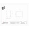 Nvent Hoffman Padlockable Hasp Electrical Enclosures, 12 in H, 6 in D, 12 in W, 3R, Steel A12R126HCLO - alternate 2