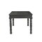 Homeroots 60" Black Solid Wood Dining Table 521836 - alternate 7
