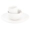 Gibson Home Everyday Plus 12 Piece Round Stoneware Dinnerware Set in White 142565.12 - alternate 6