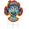 Signmission Zombie Girl Yard Sign with Stake, Scary Halloween Trick or Treat Decoration C-DC-36-DS-Zombie Girl - alternate 1