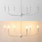 Jonathan Y Ainsley 35" 6-Light Grand Traditional Farmhouse Adjustable Swooping Arm Candle-Style Metal LED Chand JYL9562A - alternate 9