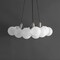 Jonathan Y Aubrey 24" 3-Light Mid-Century Glam Frosted Glass Orb LED Chandelier, White/Brushed Nickel JYL1329A - alternate 10