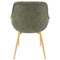 Leisuremod Markley Modern Leather Dining Arm Chair with Gold Metal Legs, Olive Green, 2PK ECG26G2 - alternate 8