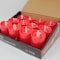 Elegani Small Flameless LED Candle 12 Pack - 2.75 in. Red Tealight -Flickering Lights for Indoor Decor, Events PH-SMLFlamles-24RD - alternate 4