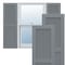 Ekena Millwork True Fit PVC Two Equal Louver Shutters, Ocean Swell, 12W x 62H, PR TFP101LVF12X062CH - alternate 1