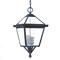 Homeroots Three Light Bronze Glass Hanging Lantern Light 398019 - alternate 5