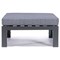 Leisuremod Chelsea Outdoor Patio Black Aluminum Ottomans With Blue Cushions CSO30BU2 - alternate 5