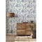 York Wallcoverings Eden Retreat White and Blue Wallpaper MN1842 - alternate 4