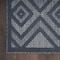 Homeroots 6' Navy Blue And Ivory Geometric Indoor Outdoor Area Rug 556298 - alternate 9