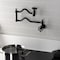 Kingston Brass Wall Mount Pot Filler Faucet, Matte Black KS2100RX - alternate 5