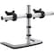 Atdec freestanding heavy duty mount for dual or single monitor application, flat screen monitors to VFS-DH - alternate 4