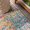 Jonathan Y Bohemian FLAIR Boho Vintage Medallion Cream/Navy 2 ft. x 8 ft. Runner Rug BMF103A-28 - alternate 7