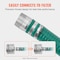 Vevor Suction Hose 2 in x 20 ft Green High Quality Hose Complete Fittings TSH051020-CE - alternate 8