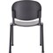 Lorell Low-Back Stacking Chairs, Black, 4 ct LLR62125 - alternate 2