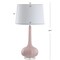 Jonathan Y Bette 28.5" Glass Teardrop LED Table Lamp, Pink, 2PK JYL1079A-SET2 - alternate 12