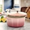 Crock-Pot Artisan 2 Piece 5 Quarts Enamled Cast Iron Dutch Oven in Blush Pink 124967.02 - alternate 7