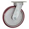 Service Caster 8 Inch Kingpinless Poly on Aluminum Wheel Swivel Top Plate Caster SCC-KP30S820-PAR - alternate 1