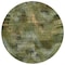 Homeroots 8' Olive Green And Gold Round Abstract Washable Indoor Outdoor Area Rug 587142 - alternate 8